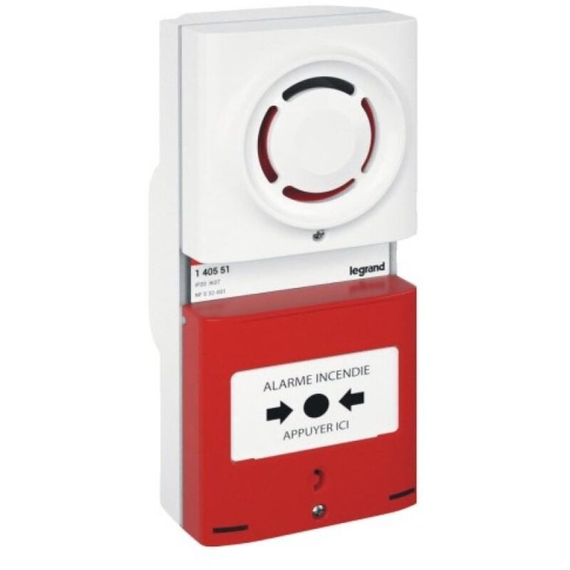 LEGRAND Tableau d'alarme incendie - type 4 - alimentation &agrave; pile  140551
