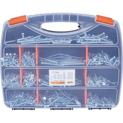 Coffret vis métriques Tête fendue 1125 pièces