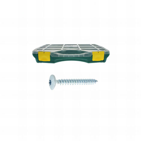 Coffret w 11 vis penture torx acier zingué bl diam 6 - 450 pc mm
