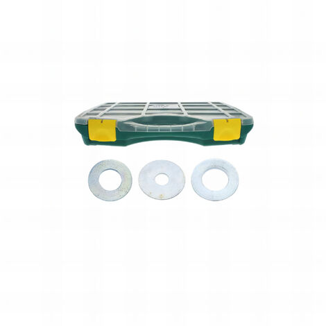 Coffret w 64 rondellesmu. lu. llu acier zingué bl - 1025 pc mm
