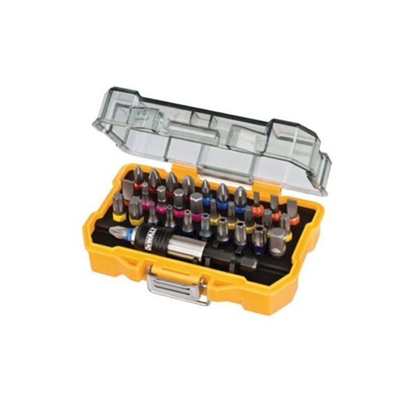 DEWALT Coffret 32 pièces embouts de vissage 1/4 - DT7969"