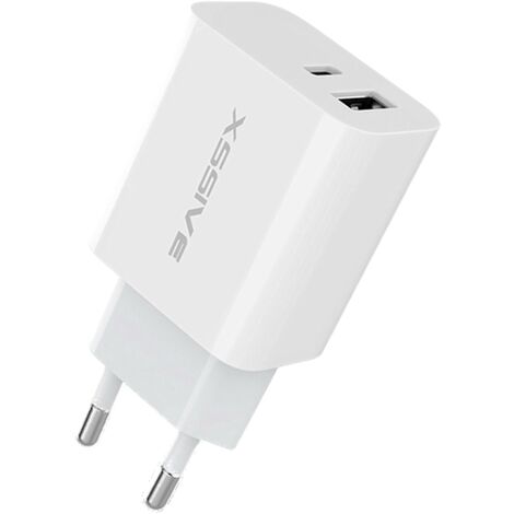 COFI PD 20W / QC 18W Fast Charge 3.0 PPS Typ-C USB Anschluss Schnell-Ladegerät Netzladegerät 3A Stecker weiß