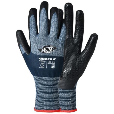 Cofra Arbeitshandschuhe mit Grip aus Nitrilschaum 8 (M)