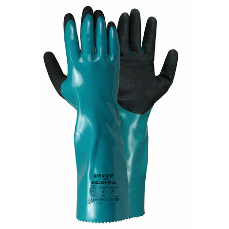 Cofra Chemikalienschutzhandschuhe mit Nitrilbeschichtung 8