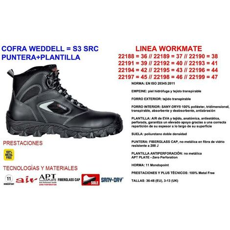 COFRA cofra bota weddell nº39   s3 src   puntera+plantilla , cofra bota weddell nº39   s3 src   puntera+plantilla