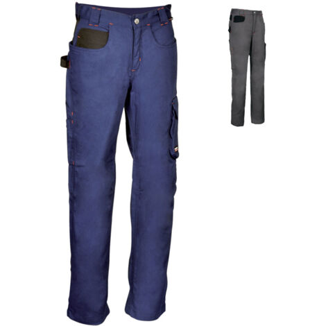 Cofra Damen Arbeitshose, YKK® Reißverschluss, waschresistent anthrazit 42