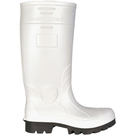 COFRA Feldtmann Sicherheitsgummistiefel Lecce PU 35483 S4 SRC Gr. 45 weiß