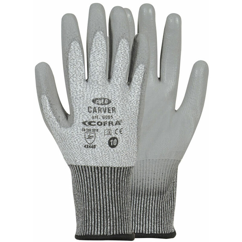 

COFRA Guante anticorte carver gris/gris talla 8 cofra