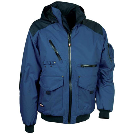 Cofra leichte Arbeitsjacke wind- und regendicht, Motor blau 54