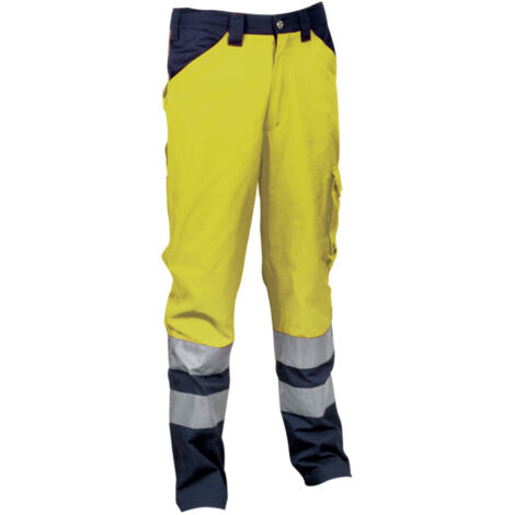Cofra Warnschutzhose mit Reflexstreifen gelb M