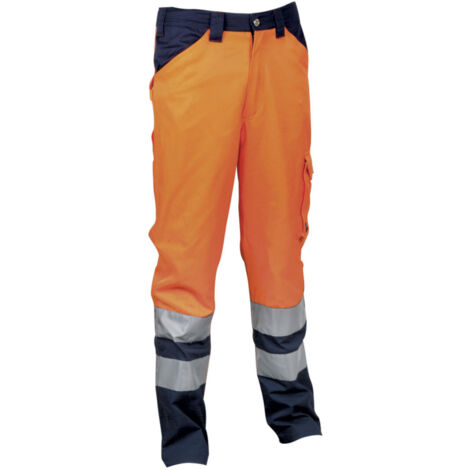 Cofra Warnschutzhose mit Reflexstreifen orange XXL