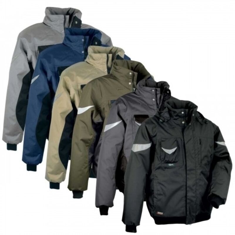 Cofra Winter Iceberg Arbeitsjacke - 46 (EU) - Schlammfarbe