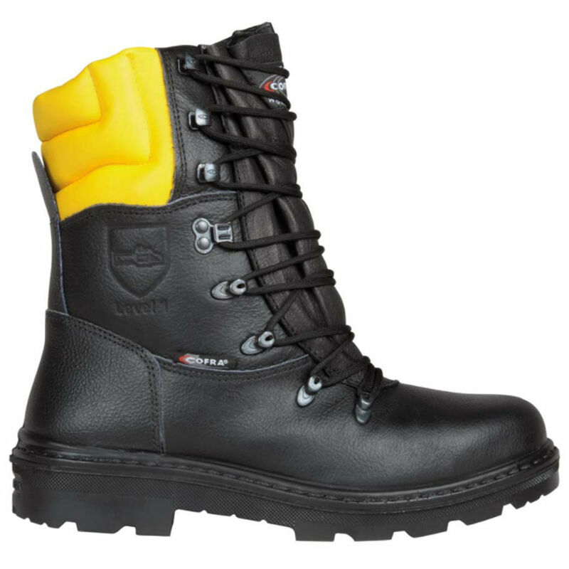 Woodsman Schnittschutzstiefel, Forststiefel en 381 44 - Schwarz - Cofra