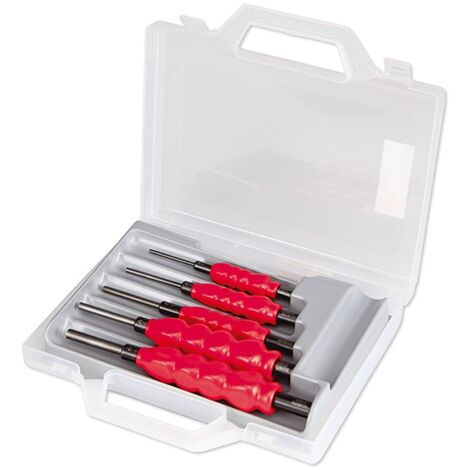 Cofre bot. cilíndrico m/shockgrip CrV 5pcs DOGHER 7447-001