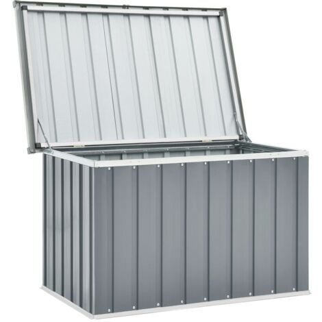 Cofre de almacenamiento para muebles de jardín gris 109 x 67 x 65 cm 020013077