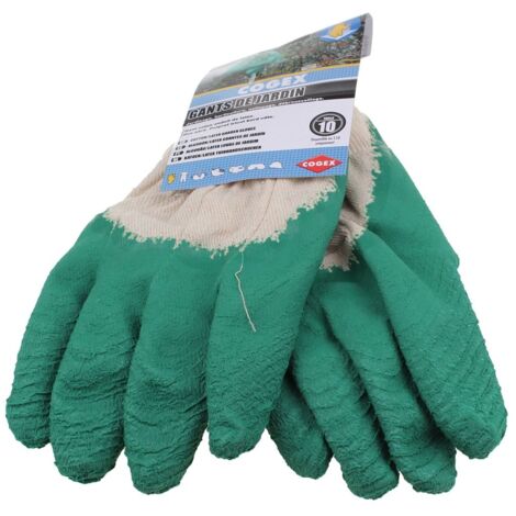 COGEX 83181 GARTENHANDSCHUH BAUMWOLLE MIT LATEX-JACKE, SEAL