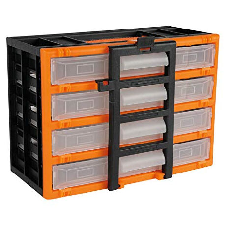 COGEX - CASIER DE RANGEMENT PLASTIQUE - 4 TIROIRS - DIMENSIONS: 320 X 160 X 230MM - MATIèRE: PLASTIQUE - PERMET DE RANGER VOS OU