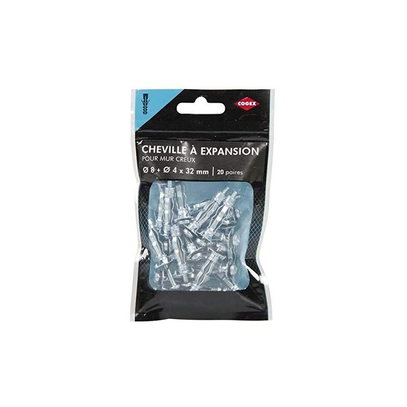 Cogex - cheville exp metal D.8X32 20P 85234