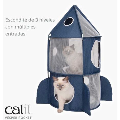 Cohete de juego plegable para gatos Catit Vesper Rocket