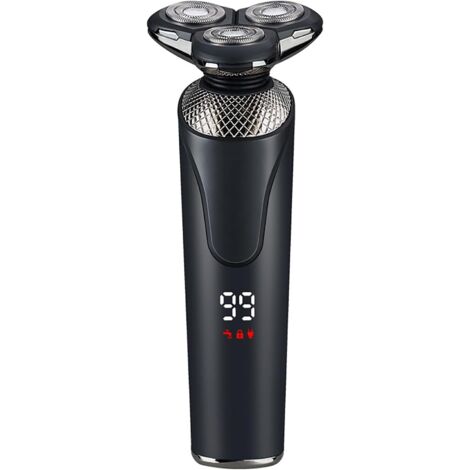 [Coiffeur Barbes Et Visage] XF552 Tondeuse À Barbe Intelligente, Écran LCD Haut-Power, Rechargeable, Lavable Complètement