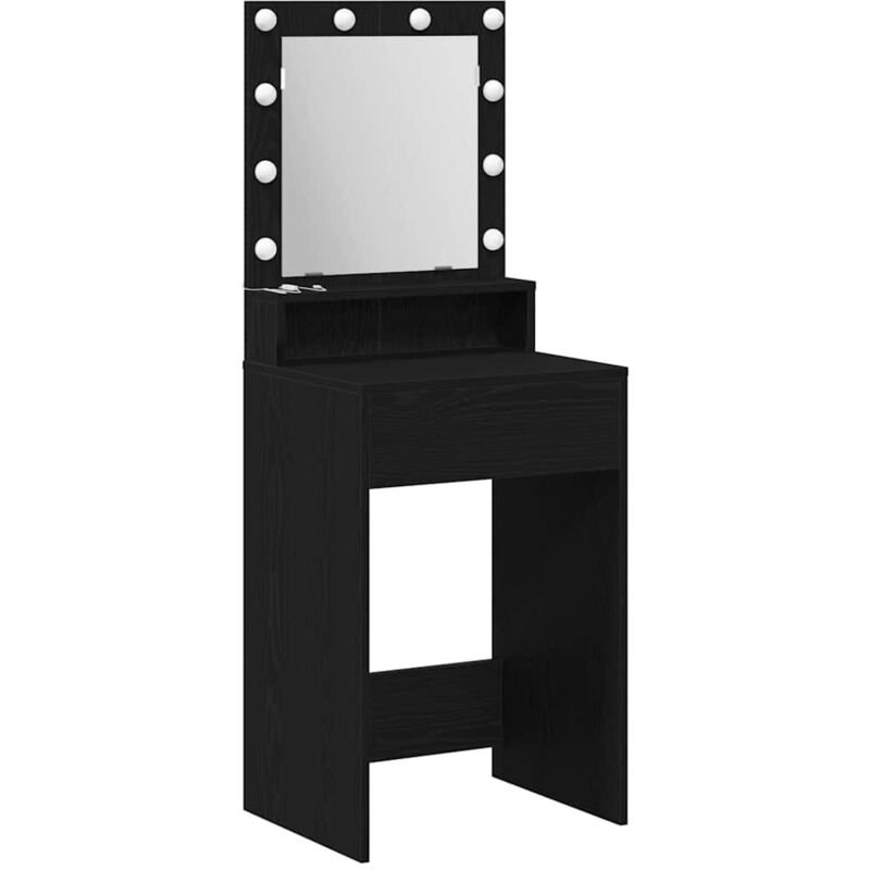 Coiffeuse Chêne noir 50 x 41 x 135 cm Bois d'ingénierie Vidaxl