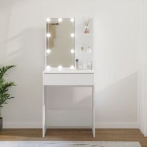 Coiffeuse avec LED blanc 60x40x140