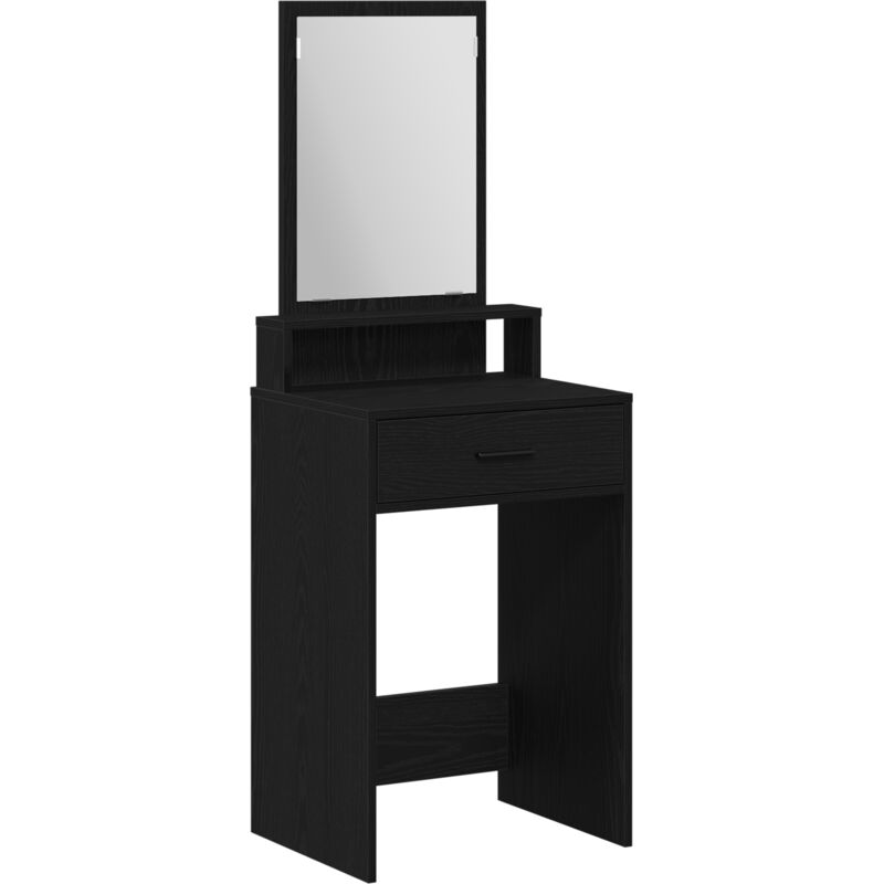 Coiffeuse Chêne noir 50 x 41 x 140 cm Bois d'ingénierie Vidaxl