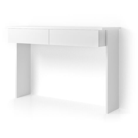 Coiffeuse Azur, Blanc, 120 cm sans miroir, Vicco