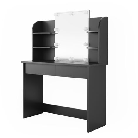 Coiffeuse „Charlotte“ Noir Vicco
