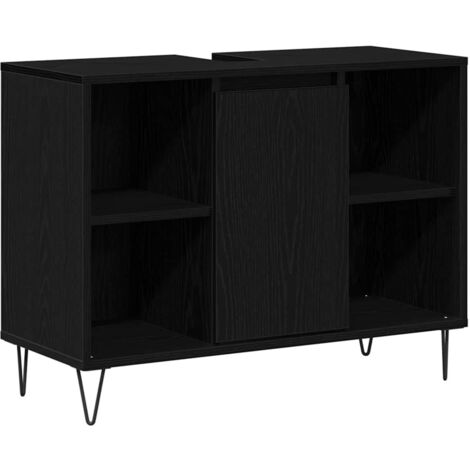 Coiffeuse chêne noir Chêne noir MDF Moyenne Coiffeuse chêne noir CFW62736