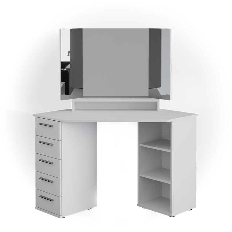 Vicco - Coiffeuse Sofia, Blanc, 128.4 cm