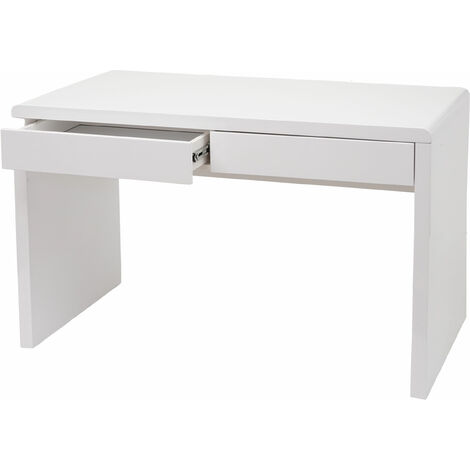 Table haute mange debout Lunds 60X120x110cm métal blanc-plateau bois - RETIF