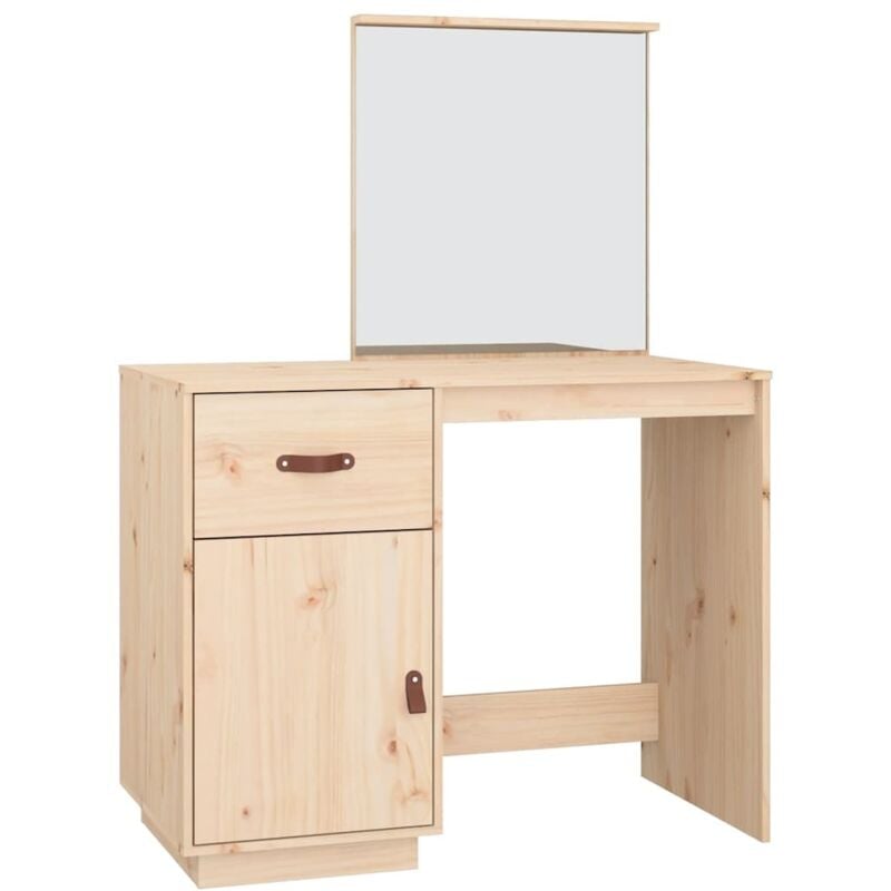 Vidaxl - Coiffeuse 95x50x134 cm Bois de pin massif
