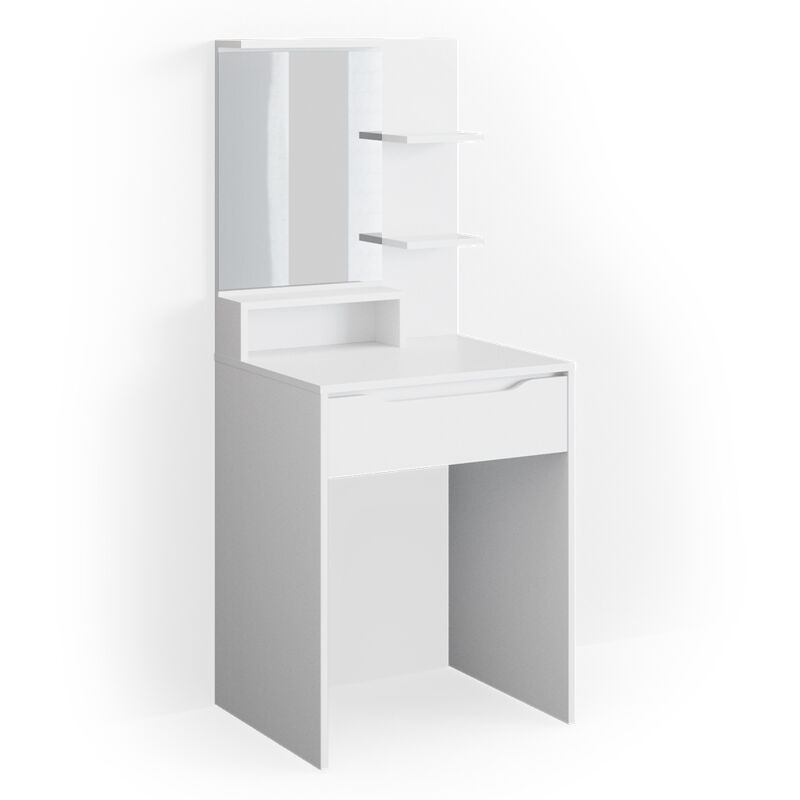 Coiffeuse Ruben, Blanc, 60 cm Vicco