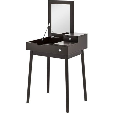 Coiffeuse secrétaire avec miroir INRA noire