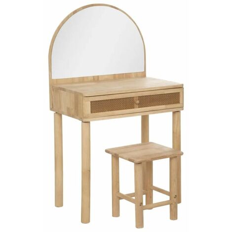 Coiffeuse & Tabouret Enfant Campagne 100cm Beige