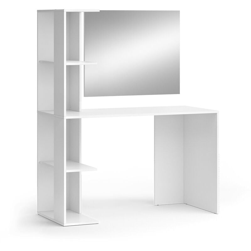 Coiffeuse Tower, Blanc, 122.2 cm avec miroir Vicco