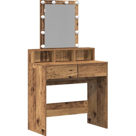 Coiffeuse，Table de maquillage Bois Ancien 80 x 41 x 144,5 cm Bois d'ingénierie CFW338487