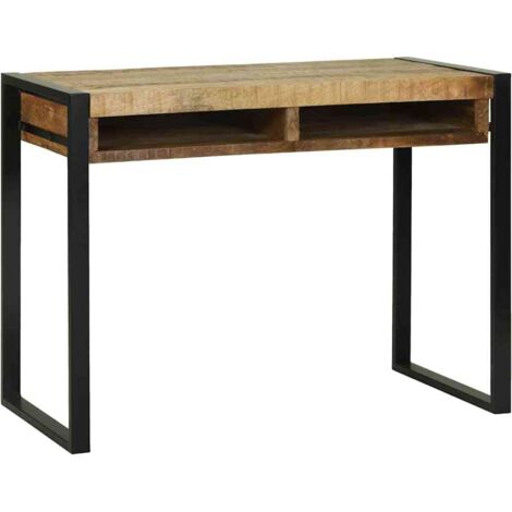 Coiffeuse，Table de maquillage Marron 100 x 50 x 75 cm Bois de manguier massif CFW136125