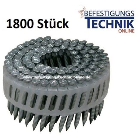 BETEON24 Coil Ankernägel 4,0x50 mm Ring verzinkt 15° für Ankernagler Tjep BC 60 Max HN-65J CE 1,8M-EN10714