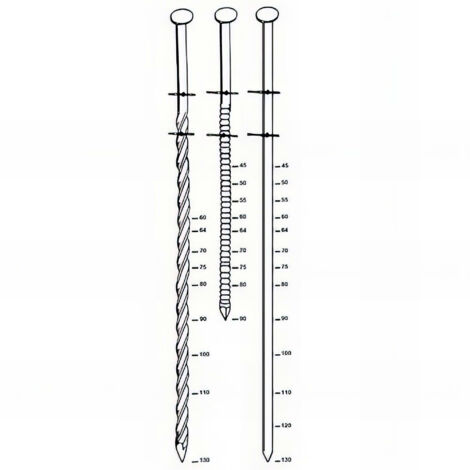 Coil de 3 600 pointes torsadées galvanisées 16° COILS 34 D. 3,4 x 100 mm - 16F34987 Alsafix