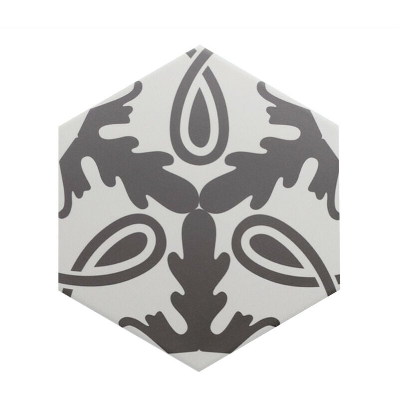 Carrelage sol / mur hexagonal à motif coloré 17,5x20 cm coimbra eterna 30660 (vendu par boite de 0,71m2)