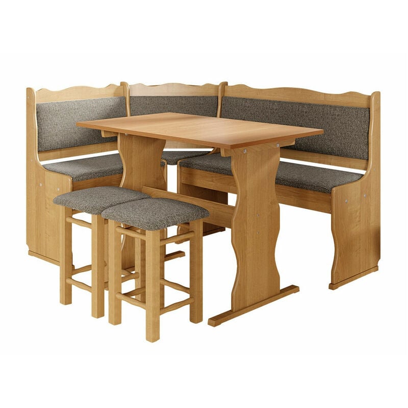 Coin repas Edmond 100, Peru 10, Stratifié, Bois, Tapisserie, En bois, Boîte de rangement