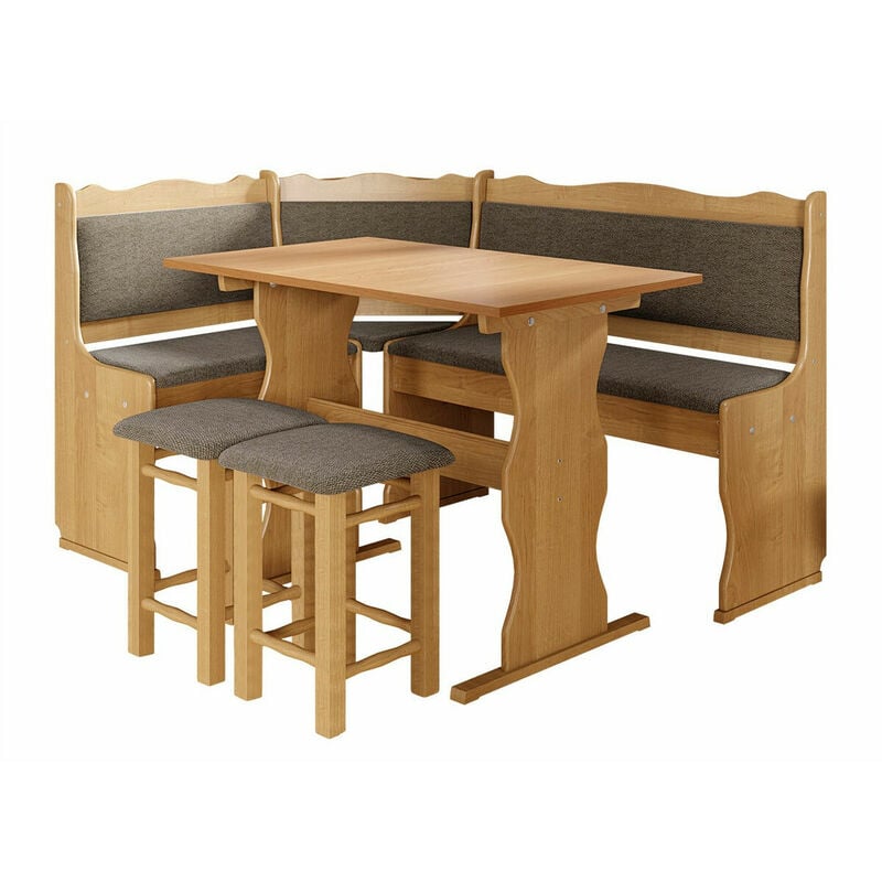 Coin repas Edmond 100, Peru 04, Stratifié, Bois, Tapisserie, En bois, Boîte de rangement