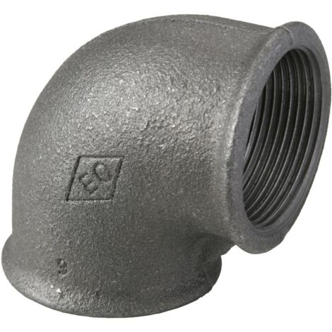 Coin d'angle en fonte d'angle 90 noir, 90 degrés, I/I 11/2"
