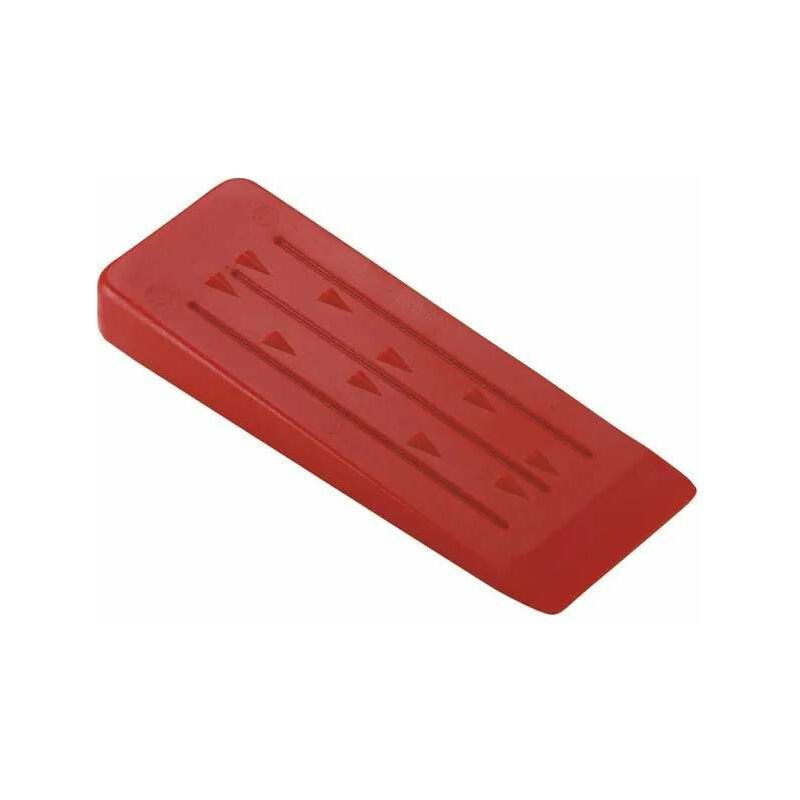 Coin de fendage bois bûche en PVC rouge Abattage Cale Chauffage Arbre Outils Coupe Sécurité Hache Tronçonneuse, 140mm