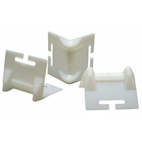 Coin De Protection De Sanglesouvertpvc Blanc 25 à 75 Mm - 126 X 113 M