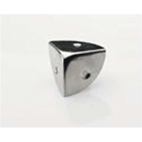 Coin De Valise Acier Nickelé 30x30 Mm - Neuf Sous Emballage, Marque Intergestion