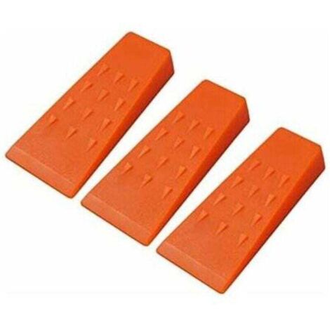 Coins, coins d'abattage forestier 140 mm en plastique ABS（3 pièces）