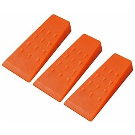 Coins, coins d'abattage forestier 140 mm en plastique ABS（3 pièces）